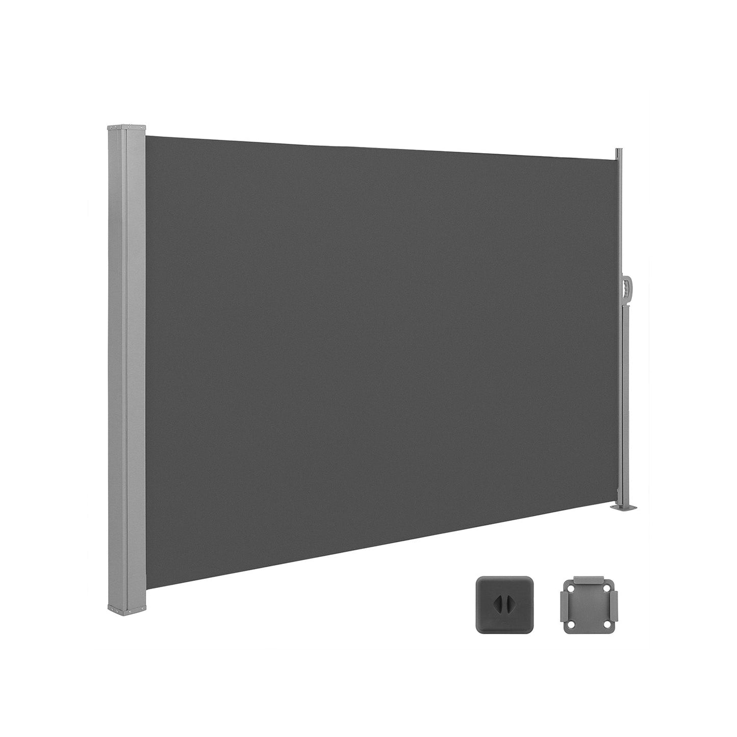 Seitenmarkise ausziehbar 160 x 450 cm für Balkon
