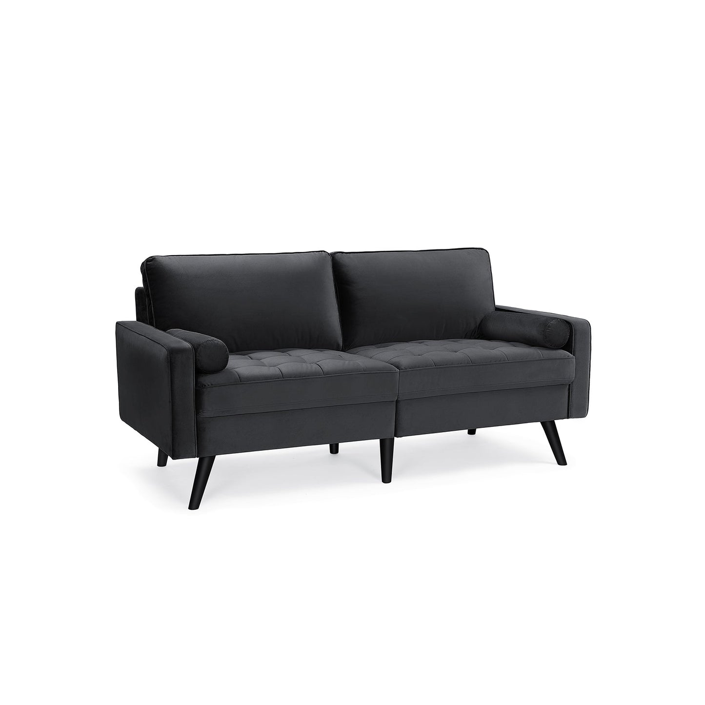Sofa 3 Sitzer mit Bezug aus Samt