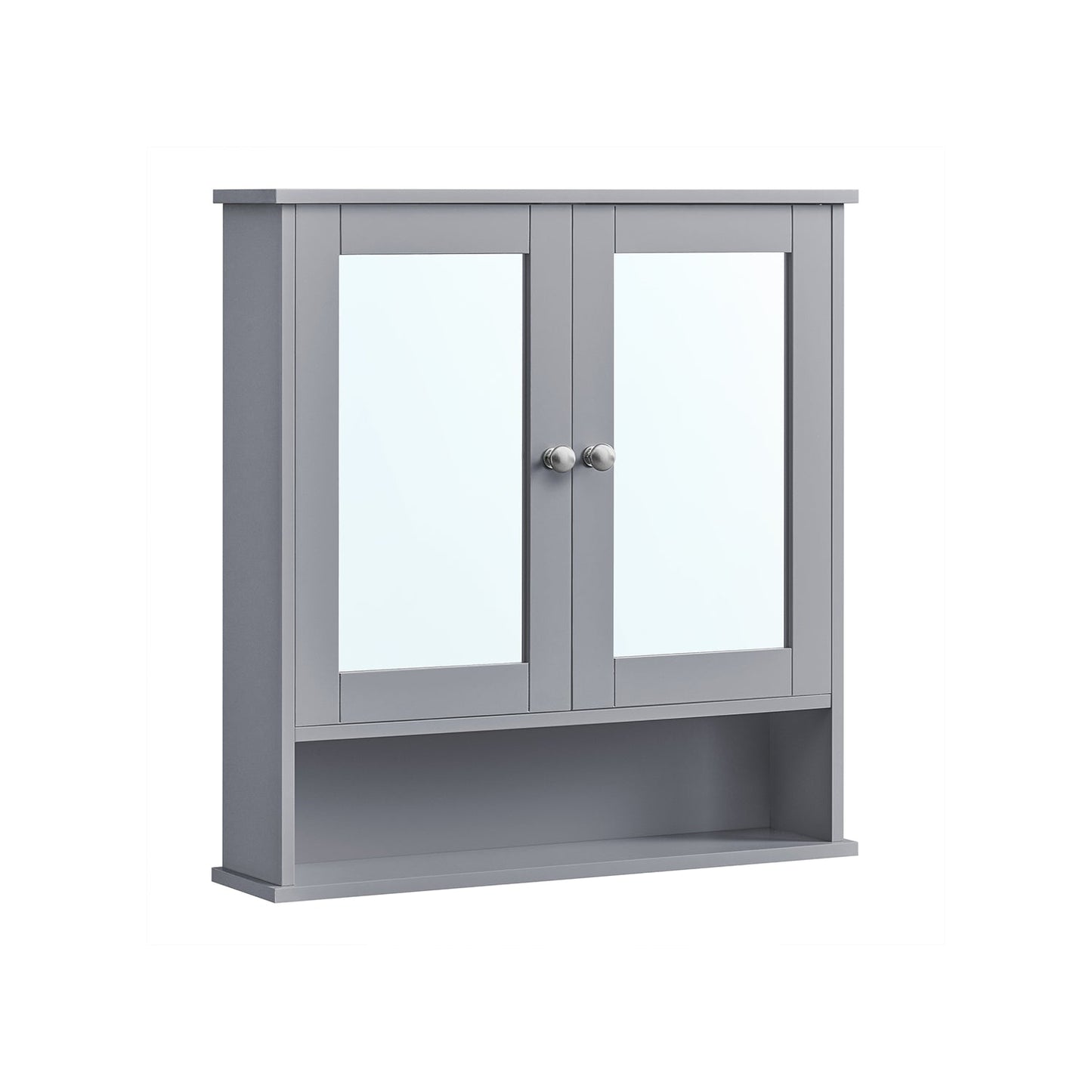 Spiegelschrank Wandmontage taubengrau