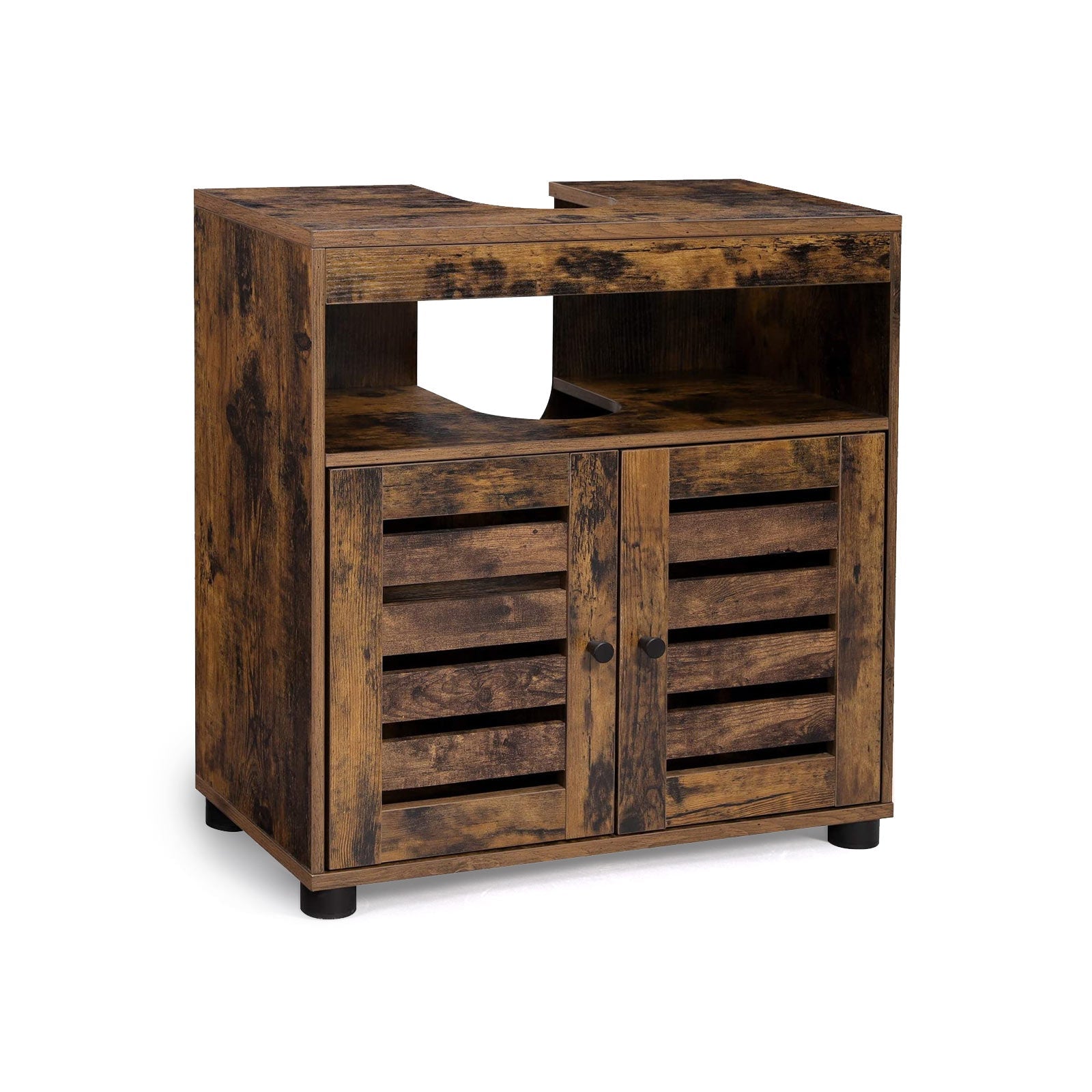 Waschbeckenunterschrank Vintagebraun