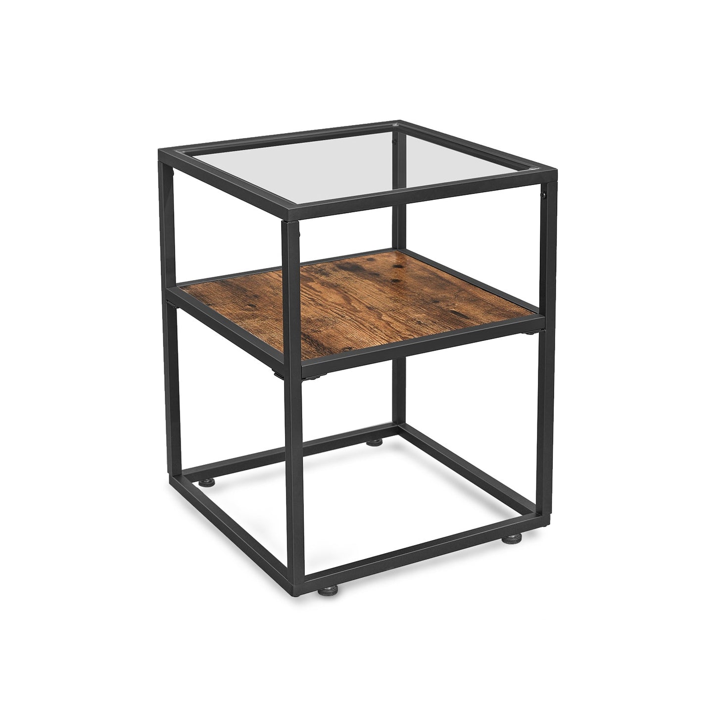 Beistellschrank mit Glasoberfläche