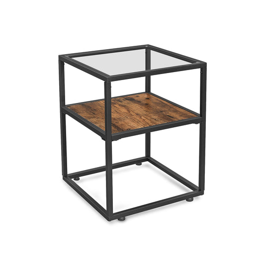 Beistellschrank mit Glasoberfläche