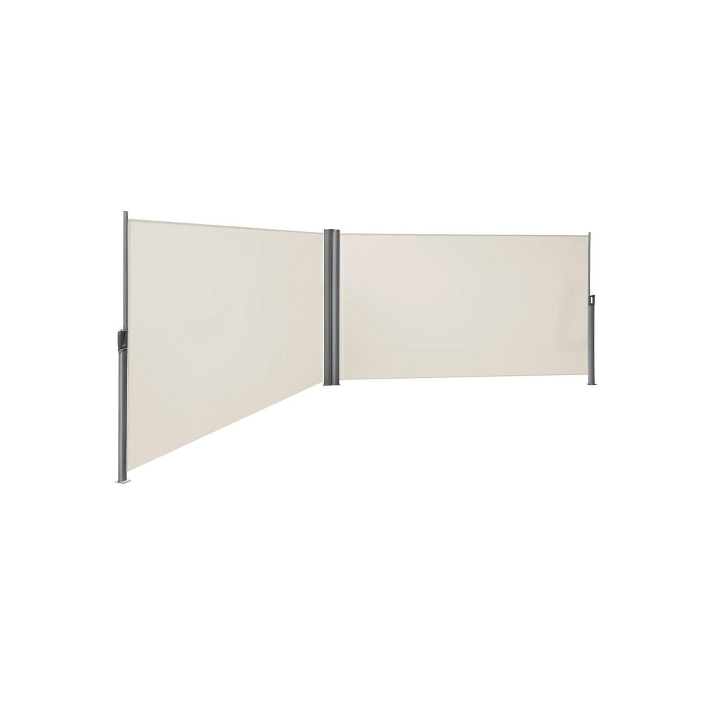 Doppelseitenmarkise 180 x 600 cm Beige