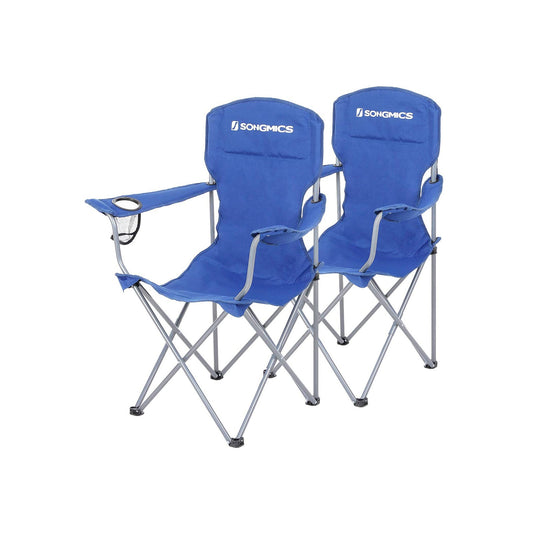 Campingstuhl 2er-Set blau