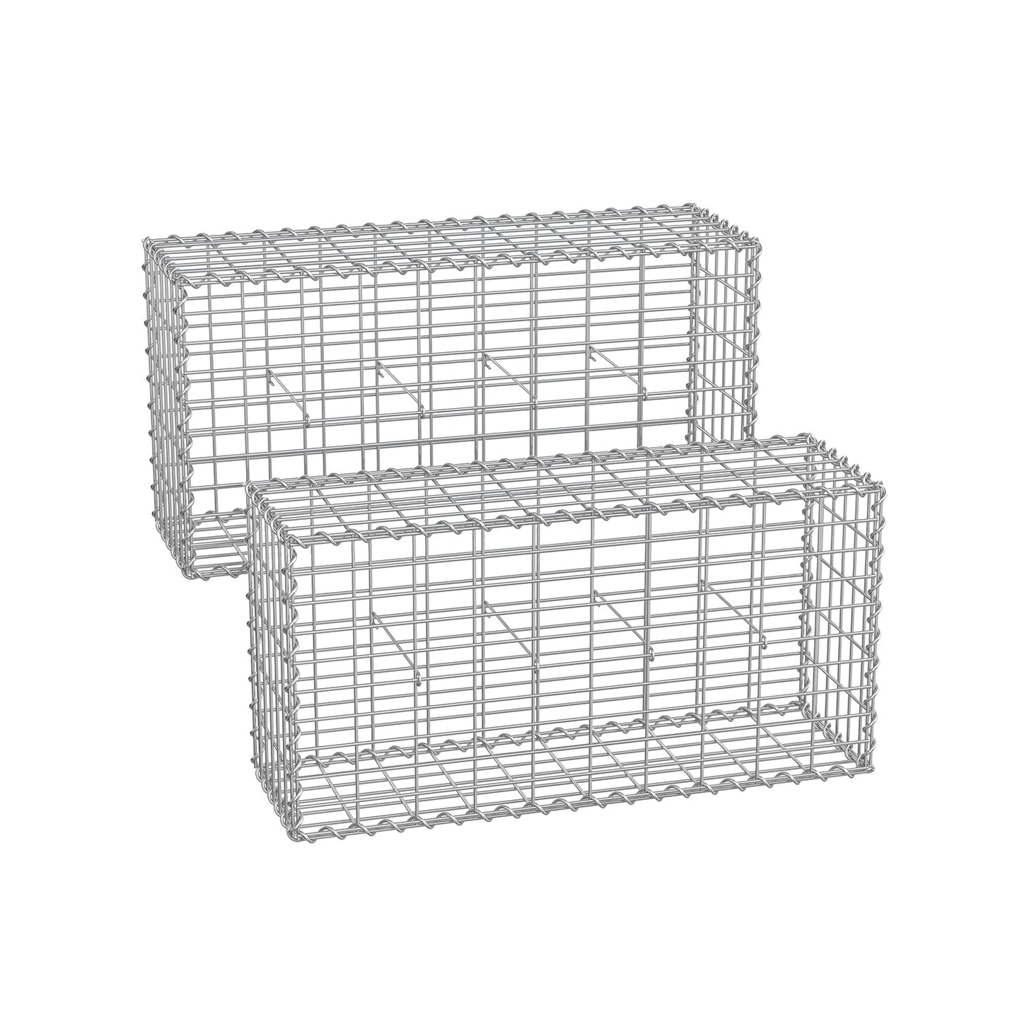 Gabionenkörbe mit 5 x 10 cm Maschenweite