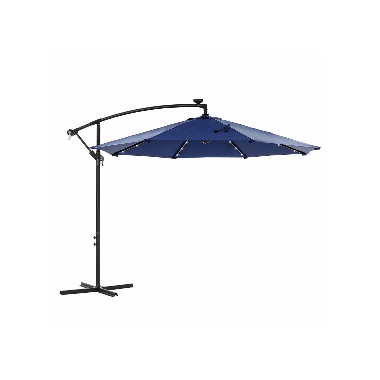 Sonnenschirm mit LED-Solar-Beleuchtung
