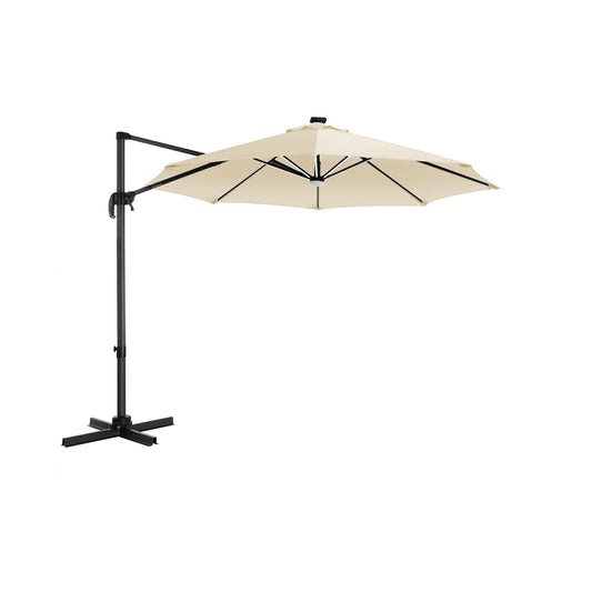 Sonnenschirm Neigungswinkel verstellbar beige GPU038M01