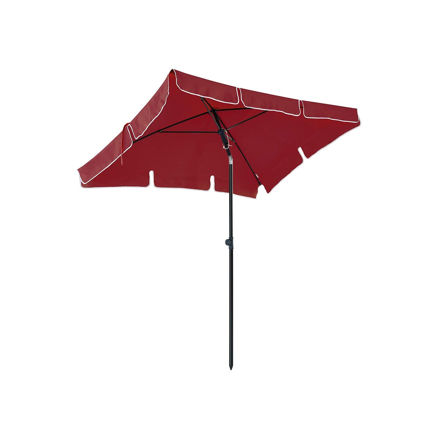 200 × 125 cm Sonnenschirm Rot