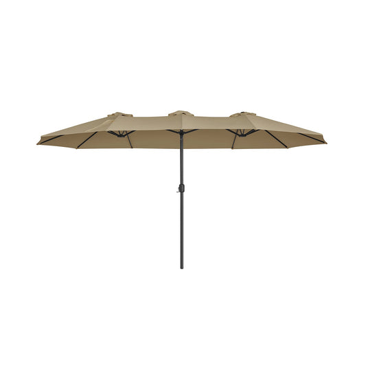 Sonnenschirm extra groß Taupe