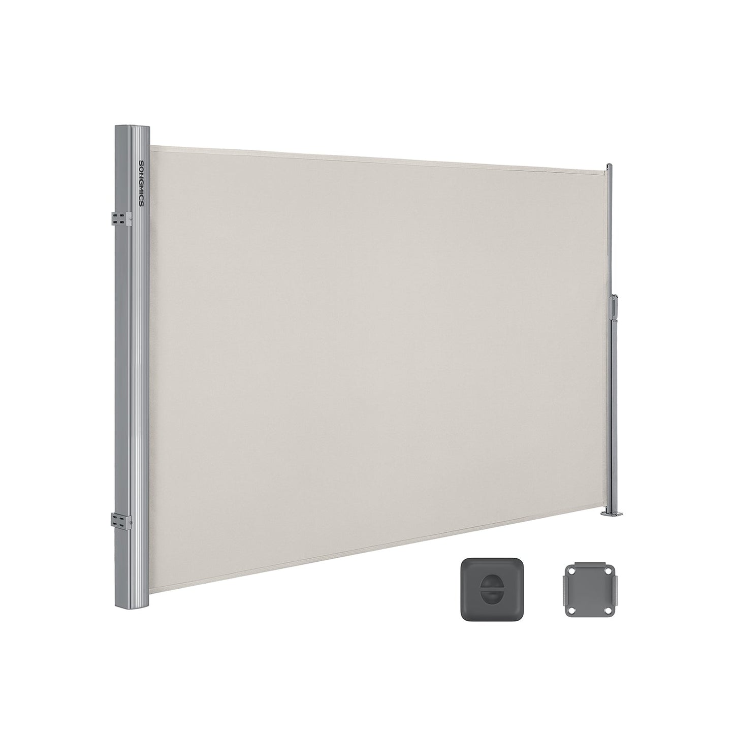Seitenmarkise 180 x 350 cm Beige