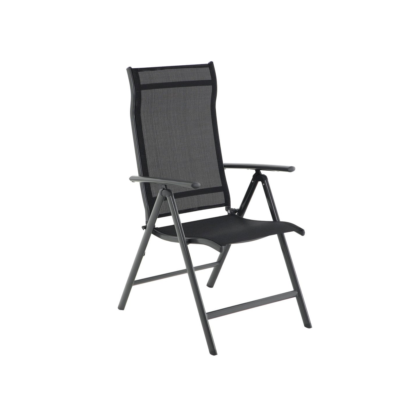 Gartenstühle 4er Set schwarz