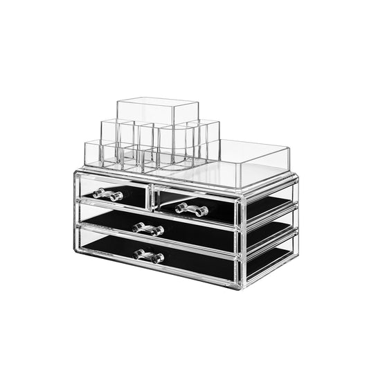 Kosmetik-Organizer mit 4 Schubladen und 11 Fächern