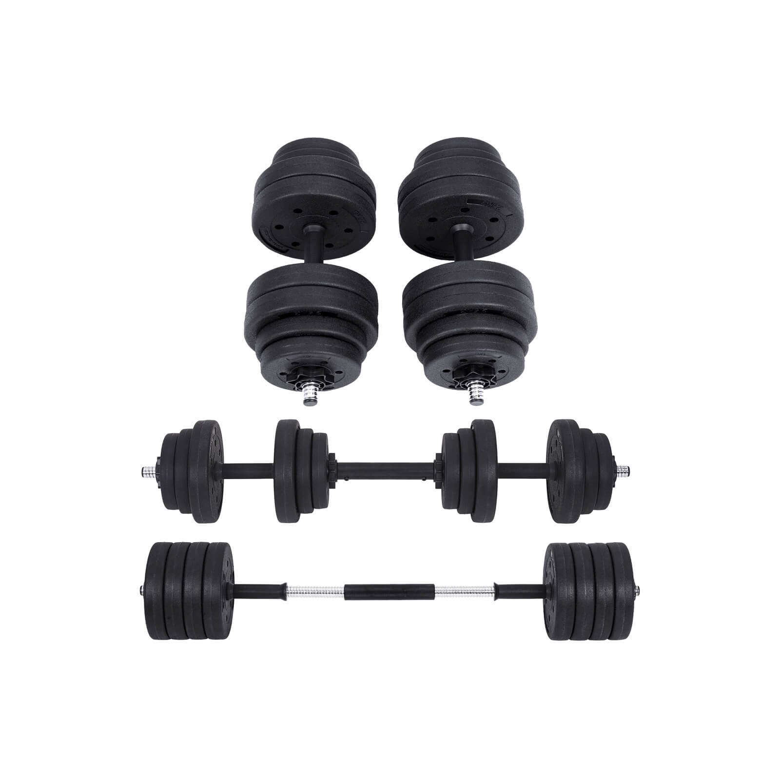 Hantelset 2 x 15 kg