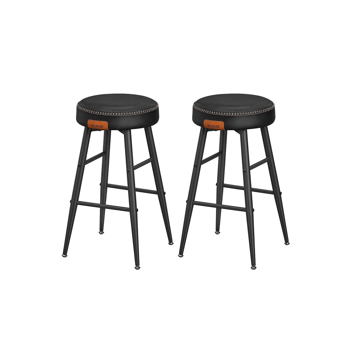 EKHO Kollektion - Barhocker 2er Set einfacher Aufbau 63 cm hoch