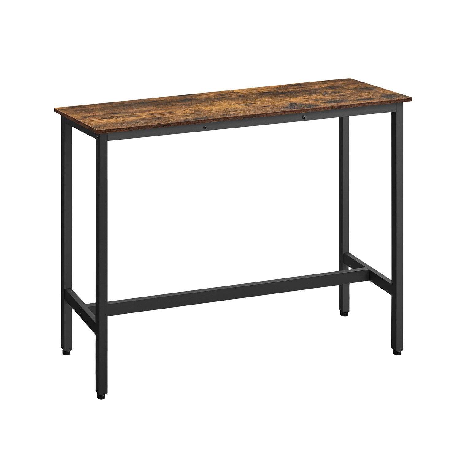 Industrie-Design rechteckiger Stehtisch Vintagebraun