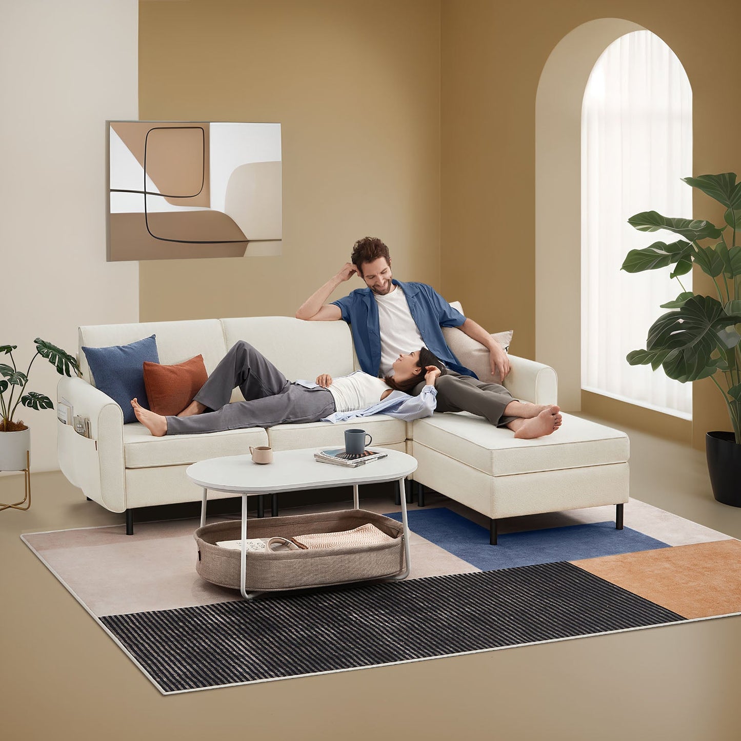 COMBIE Kollektion - 4 Teile Modulares Sofa