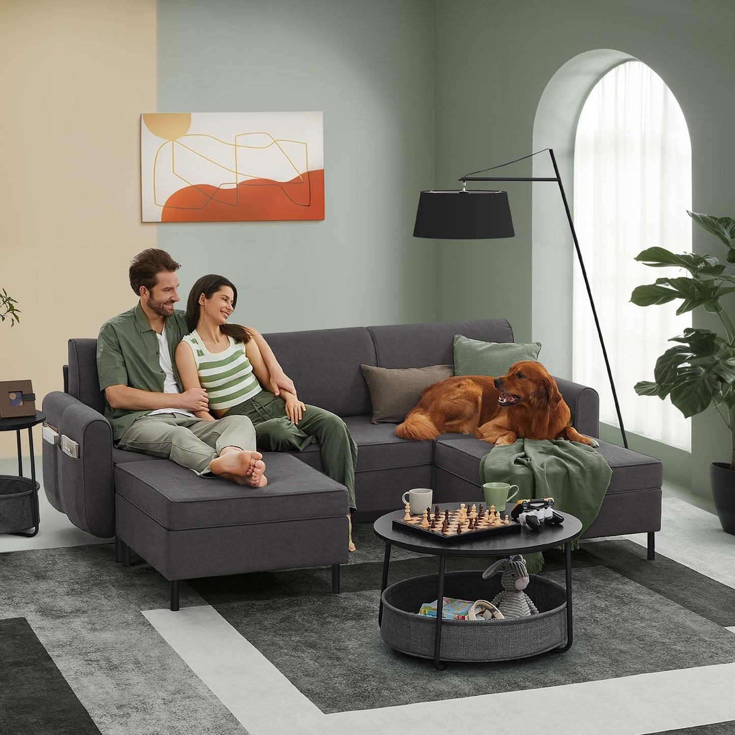 COMBIE Kollektion - 5 Teile Modulares Sofa
