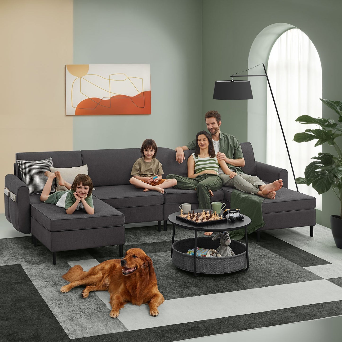 COMBIE Kollektion - 6 Teile Modulares Sofa
