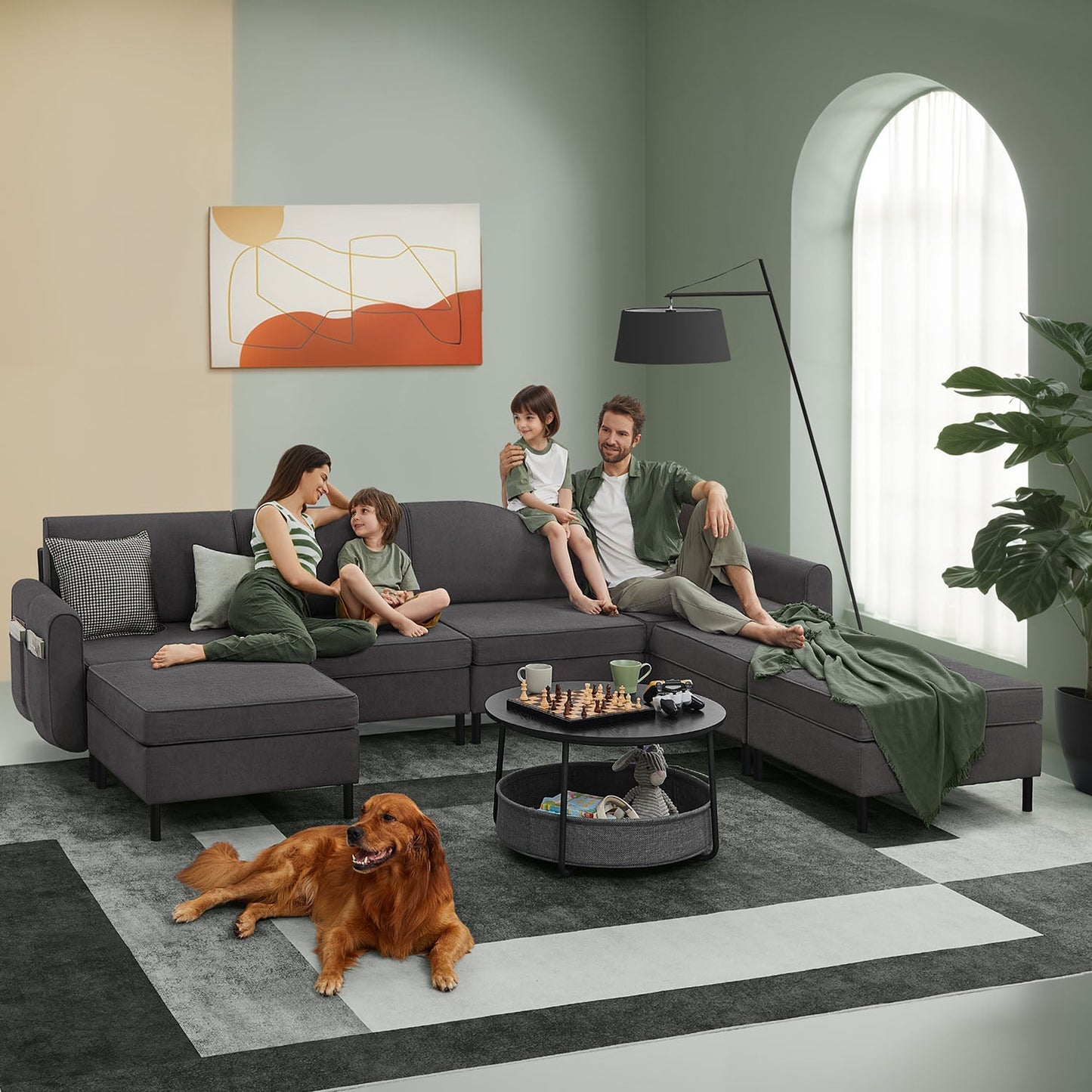 COMBIE Kollektion - 7 Teile Modulares Sofa