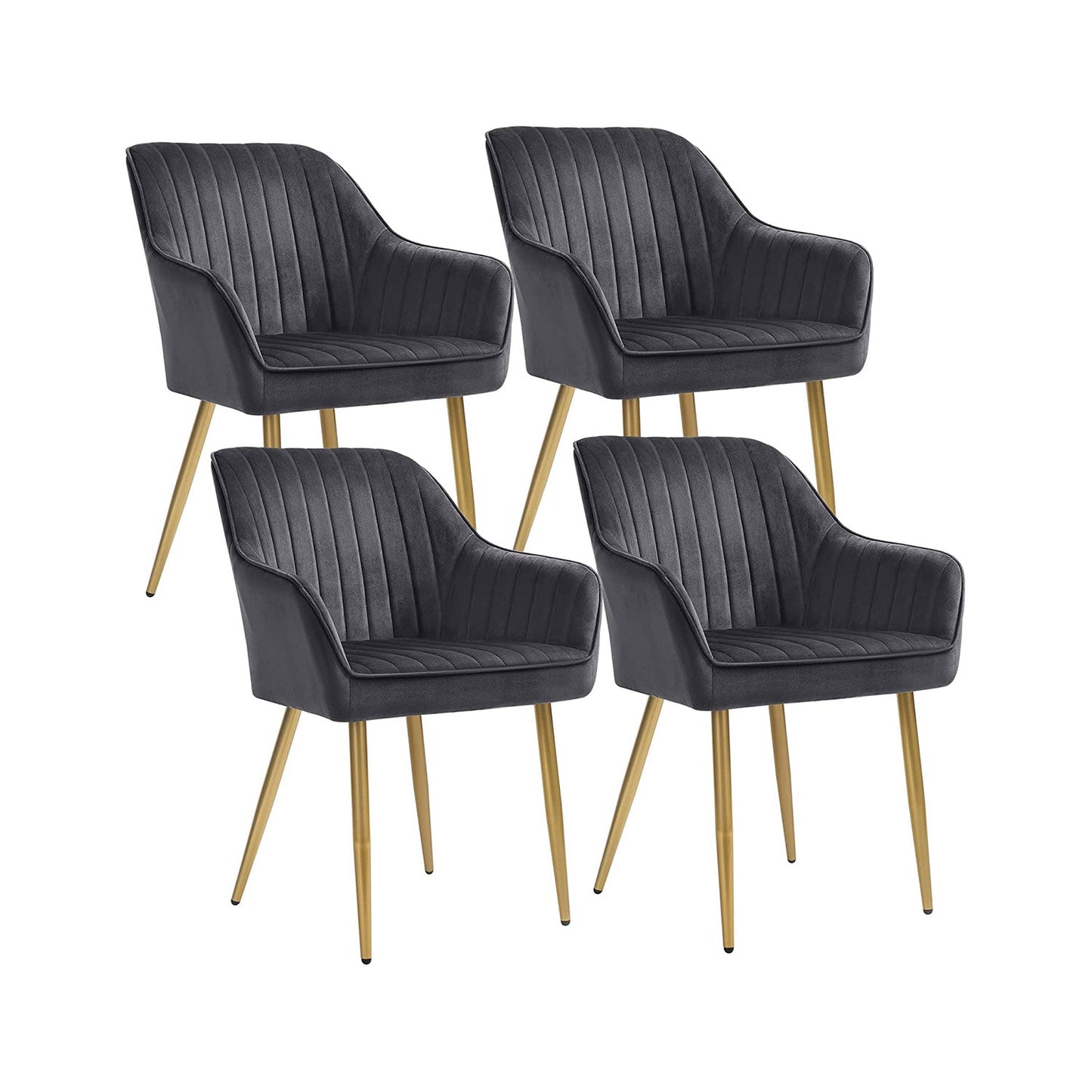 Esszimmerstühle 4er Set gepolstert