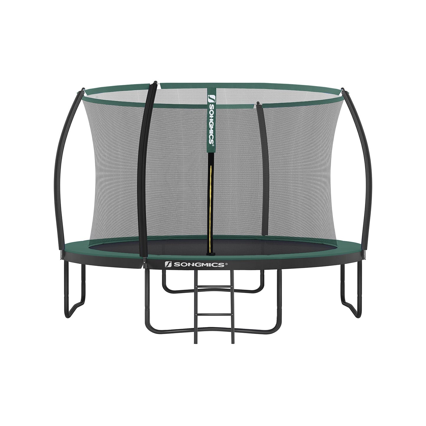 Trampolin schwarz-dunkelgrün
