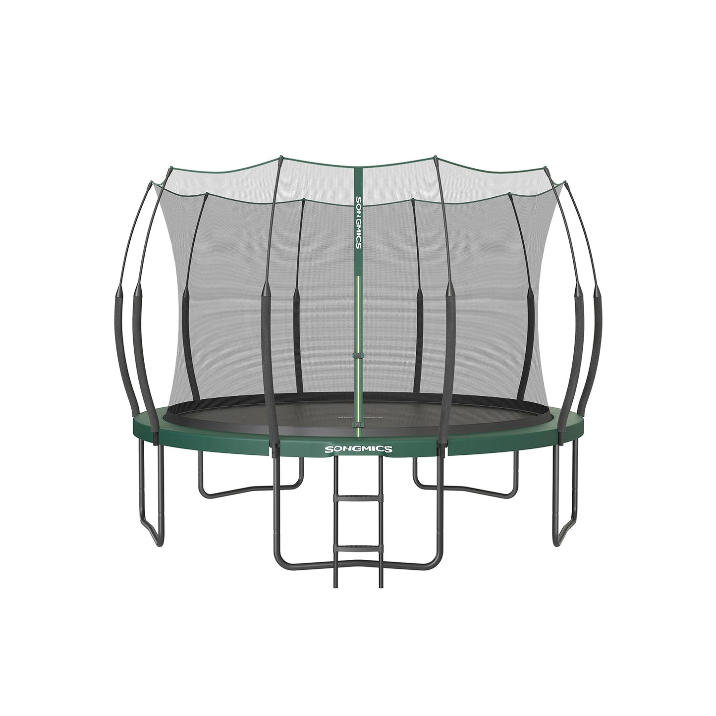 Trampolin Ø 366 cm mit Reißverschluss dschungelgrün