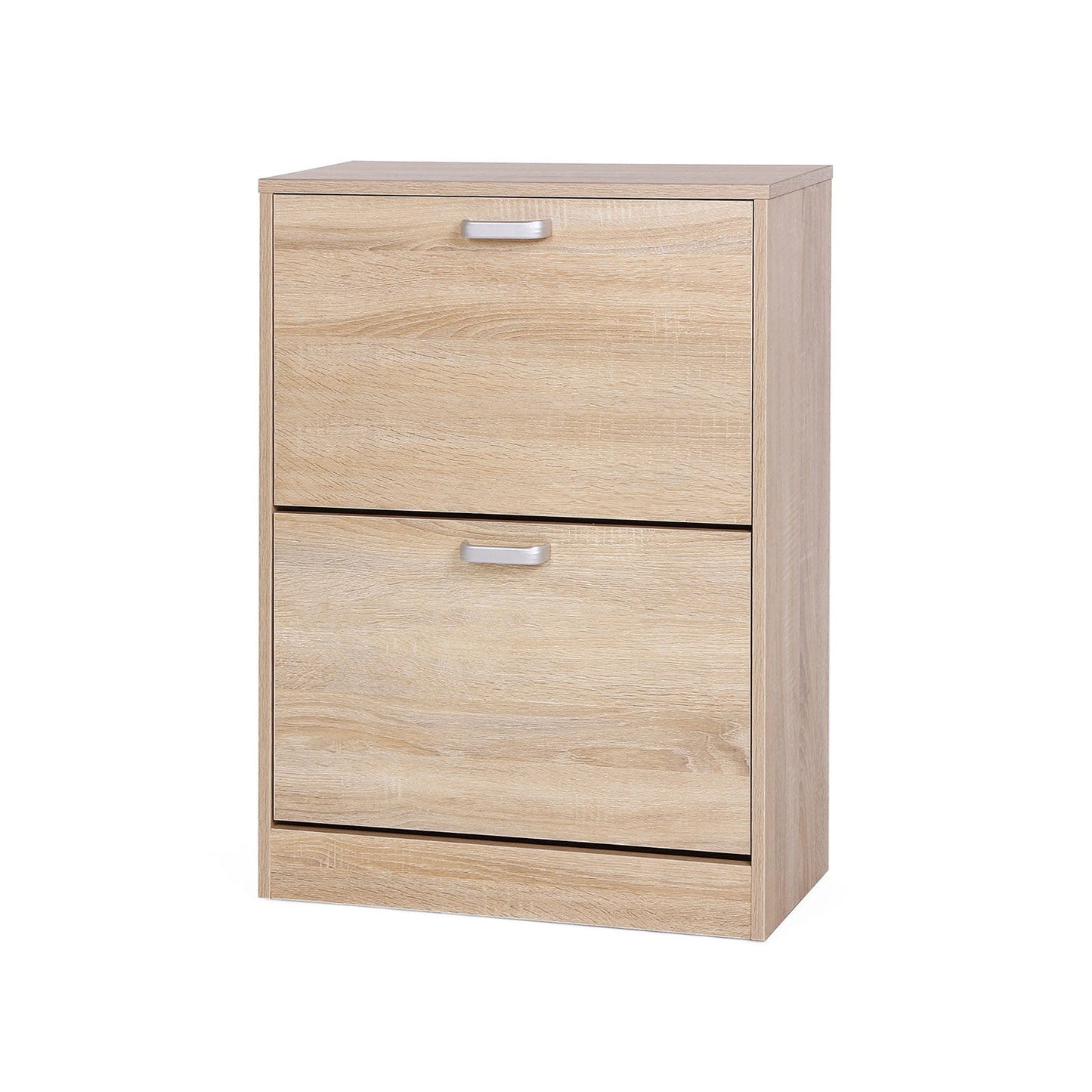 Schuhschrank 2 Klappen Holzoptik